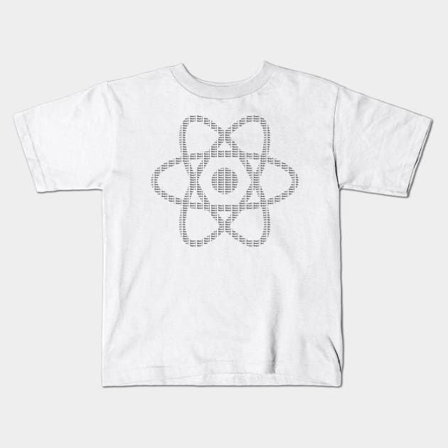 React Logo Kids T-Shirt by MrDrajan